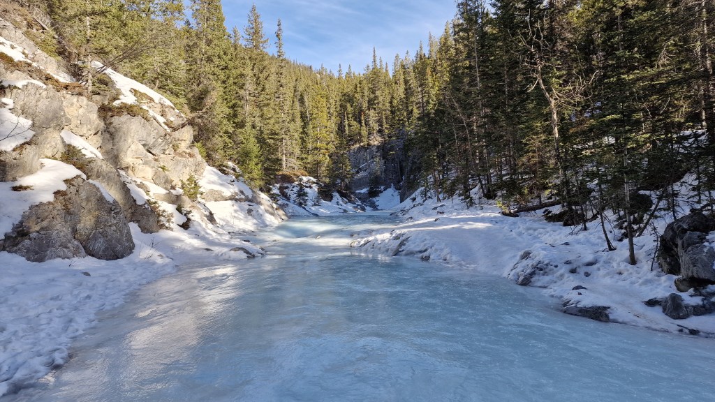 Icewalk im Grotto Canyon