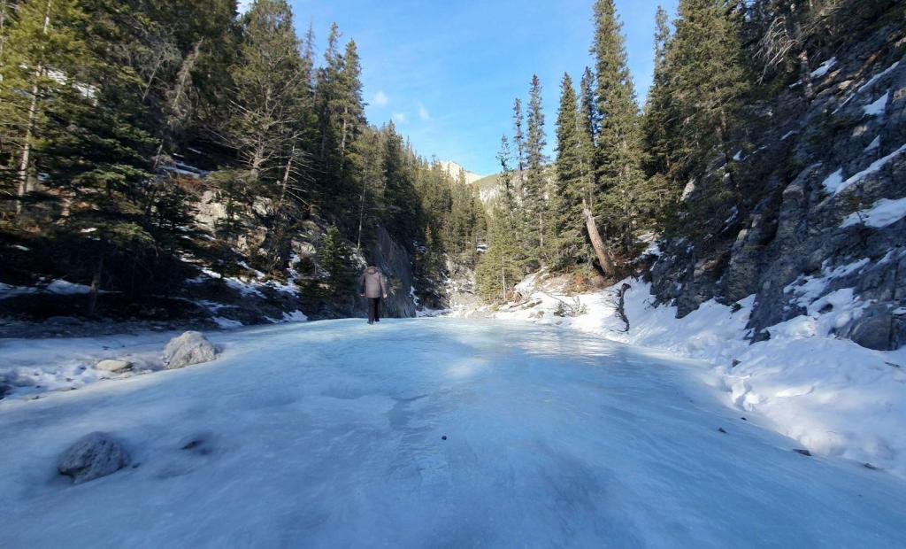 Icewalk im Grotto Canyon