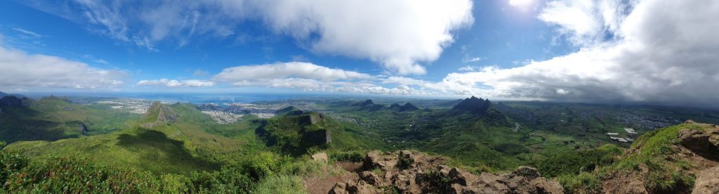 Ausblick vom Le Pouce