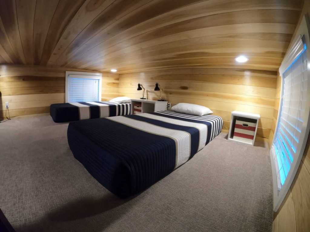 Schlafzimmer in der oberen Etage