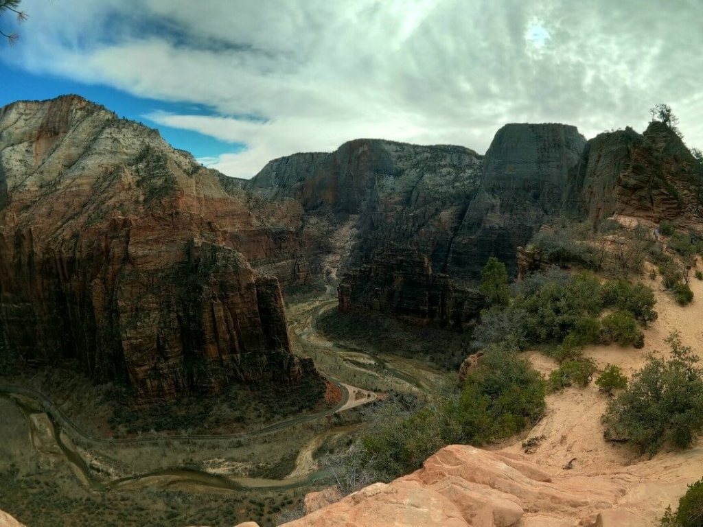 Ausblick auf den ZIon National Parkl
