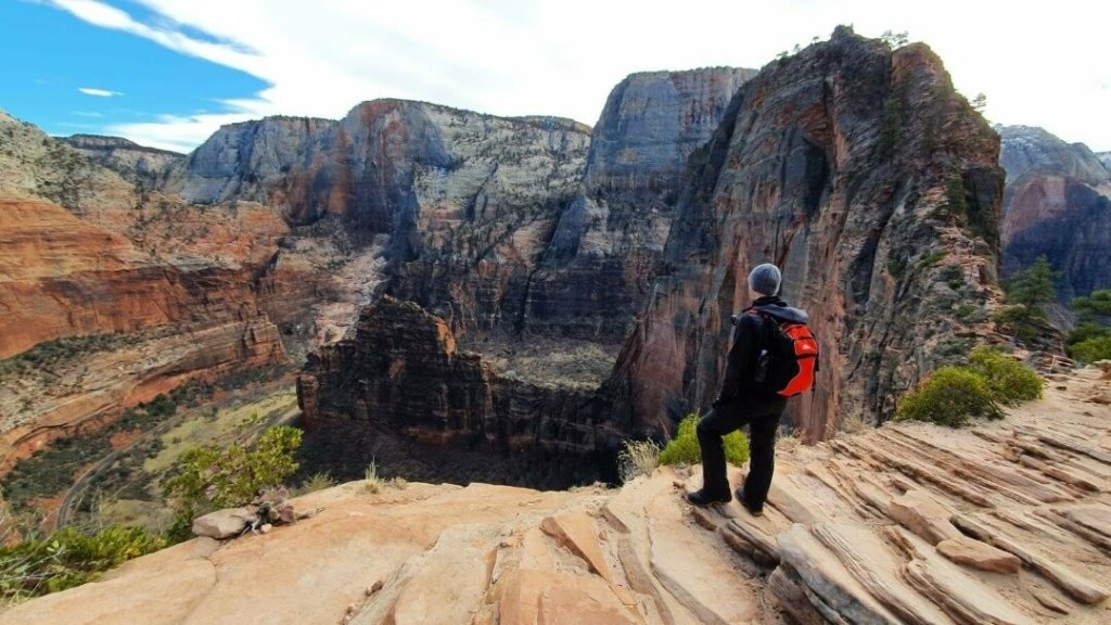 Ausblick vom Gipfel des Angels Landing Trail