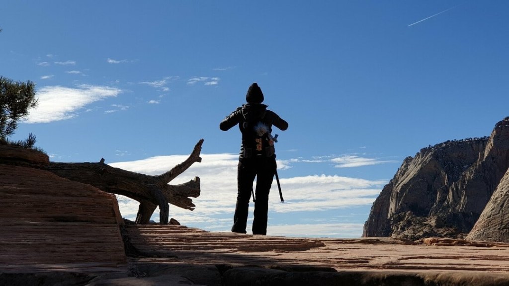 Ausblick vom Gipfel Zion National Park