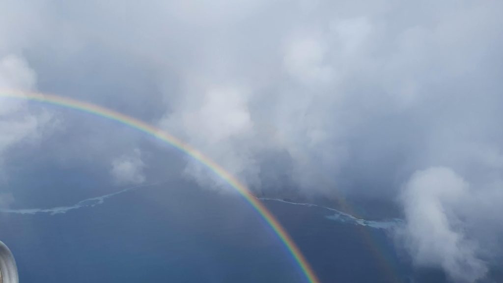 Regenbogen über Mauritius