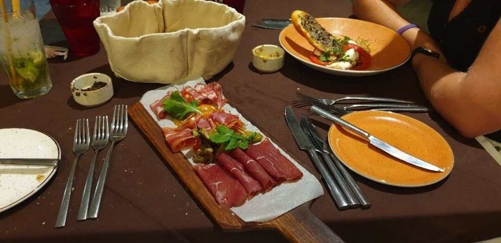 Essen im Beachcomber Shandrani