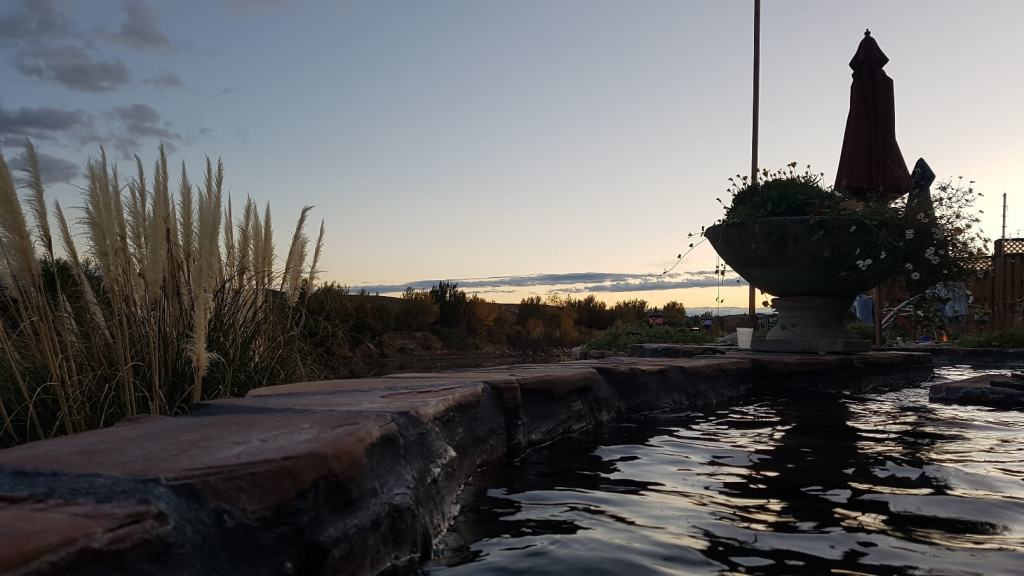 Sonnenuntergang am Rio Grande