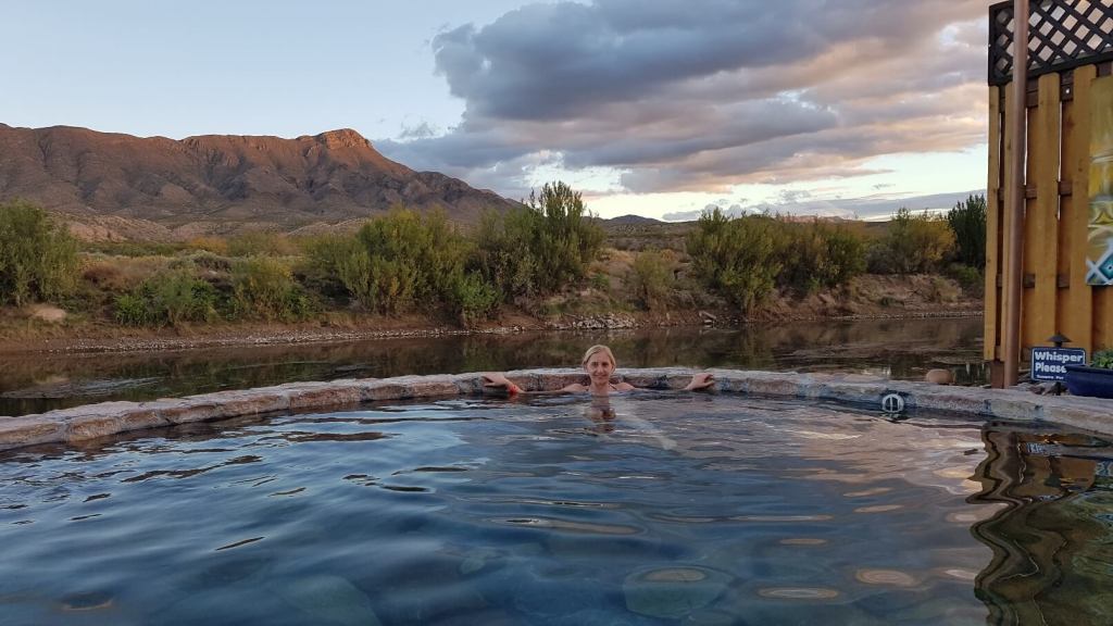 Bad in den Hot Springs