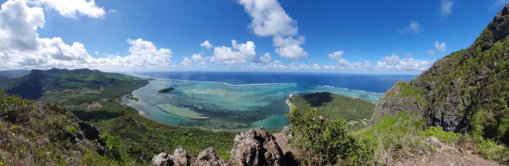 Aussicht kurz vor dem Gipfel