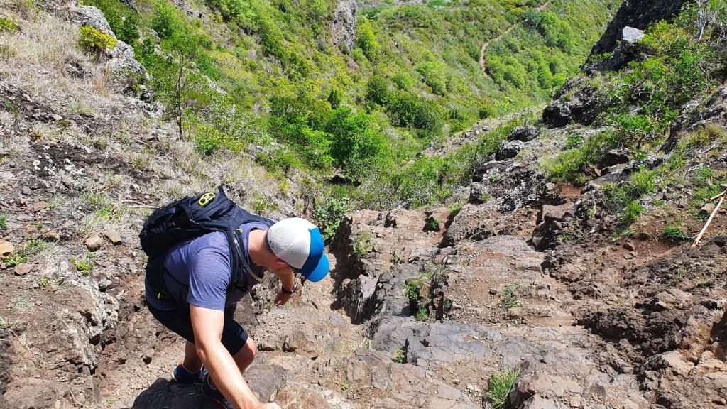 Absteig vom Le Morne