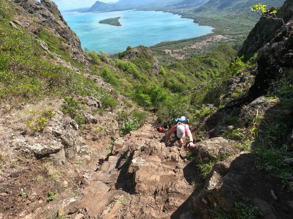 Austieg zum Le Morne