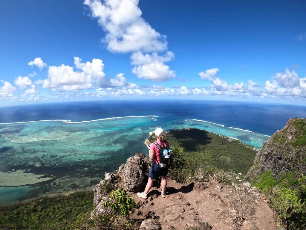 Kurz vor dem Gipfel des Le Morne