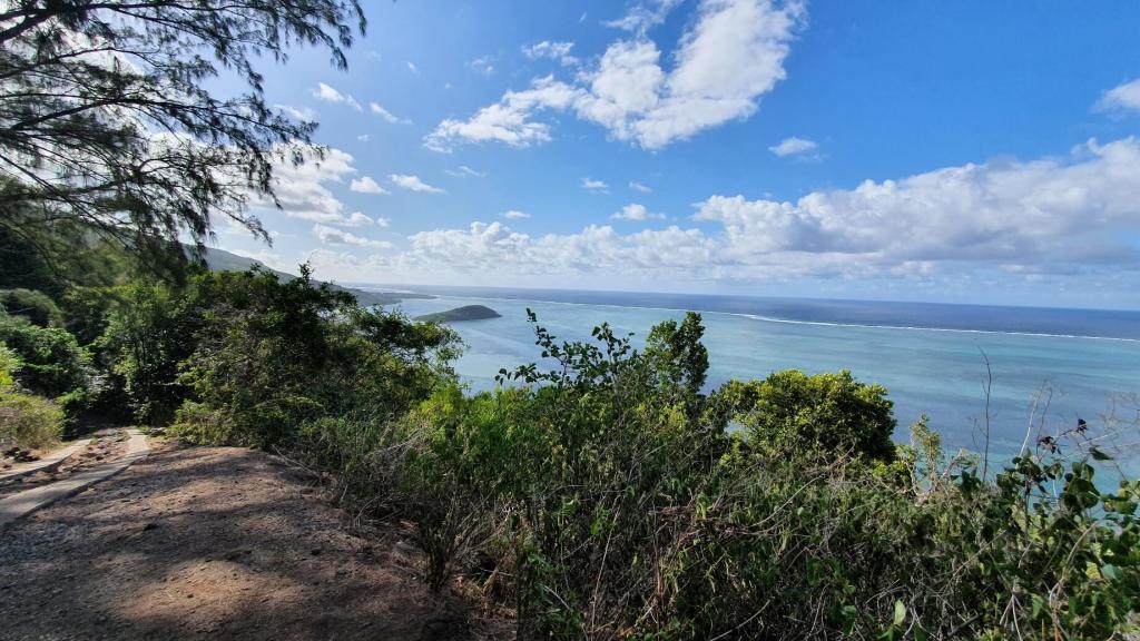 Ausblick auf die Küste von Mauritius