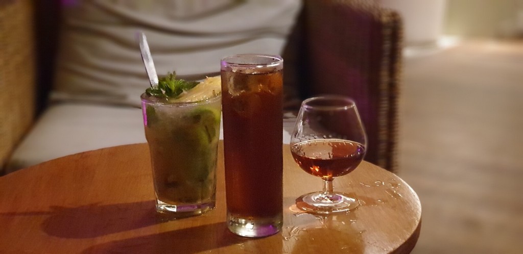 Getränge von der Bar Siro Kann