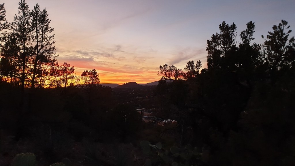 Sonnenuntergang in Sedona