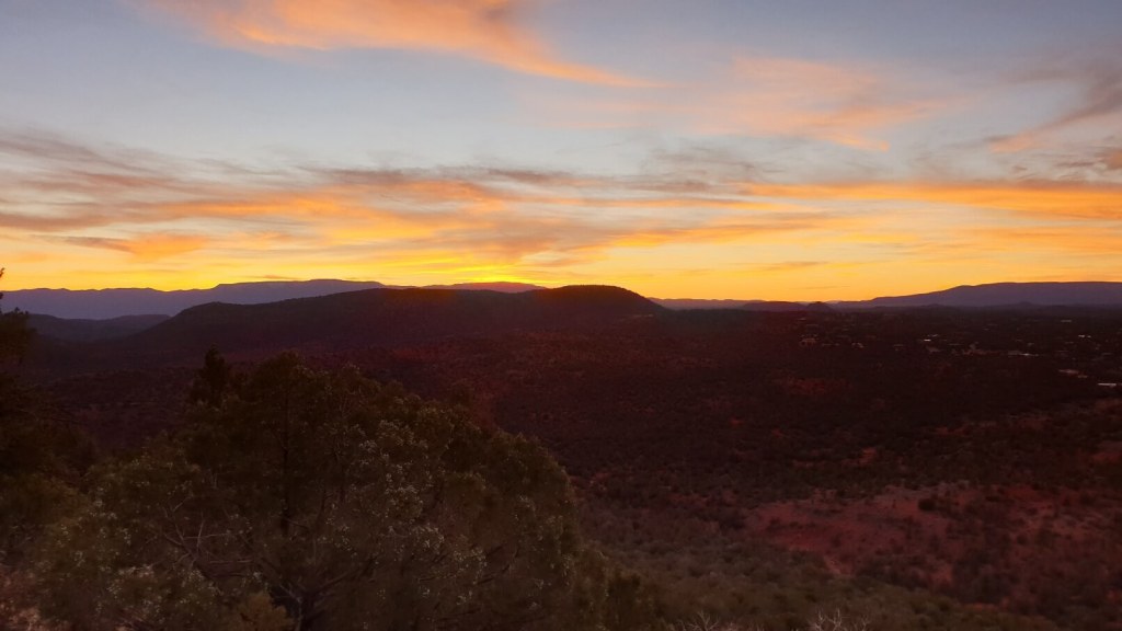 Sonnenuntergang in Sedona