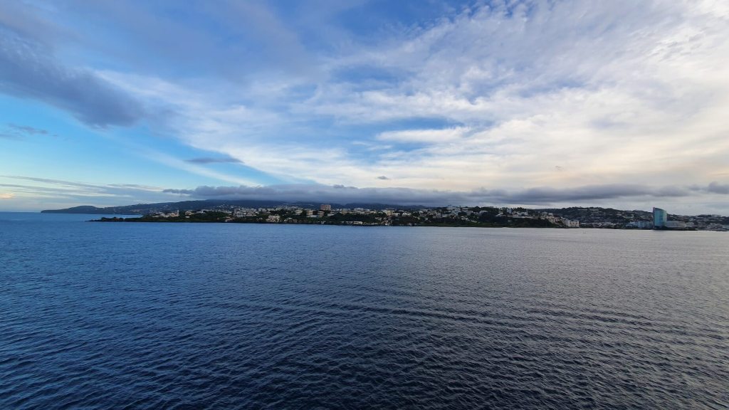 Hafeneinfahrt nach Martinique