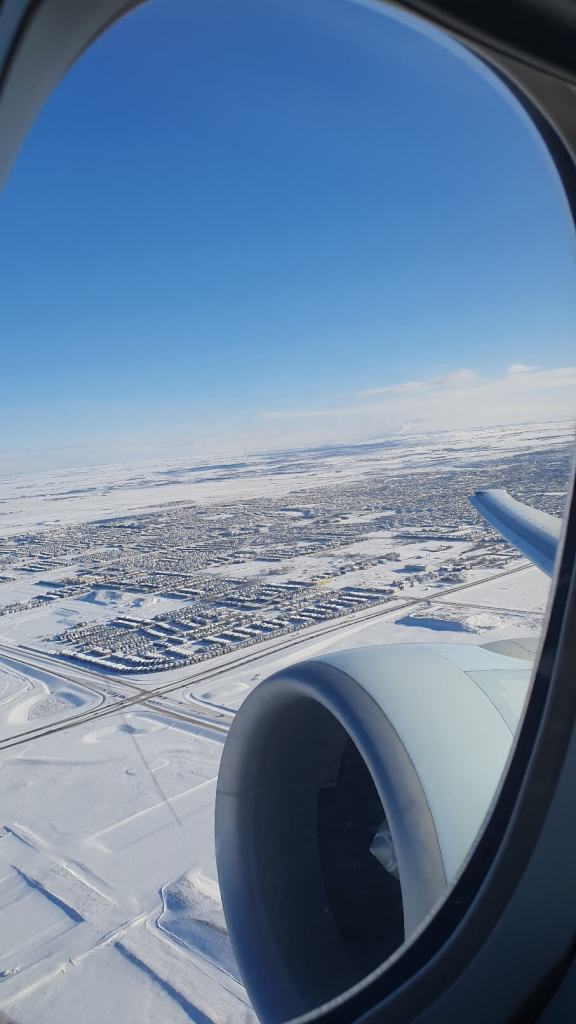 Landeanflug auf Calgary
