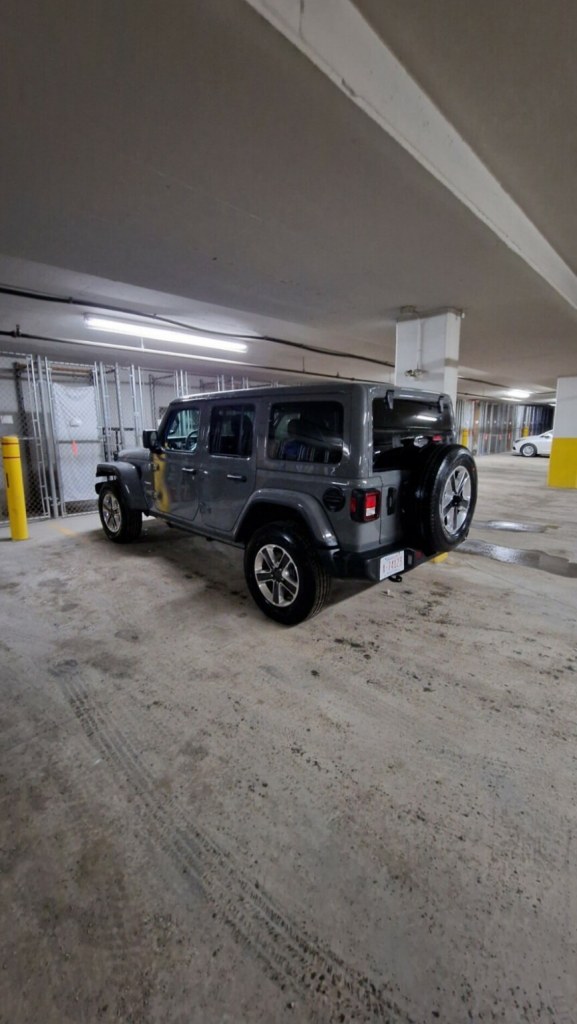 Frisch gewaschener Jeep Wrangler