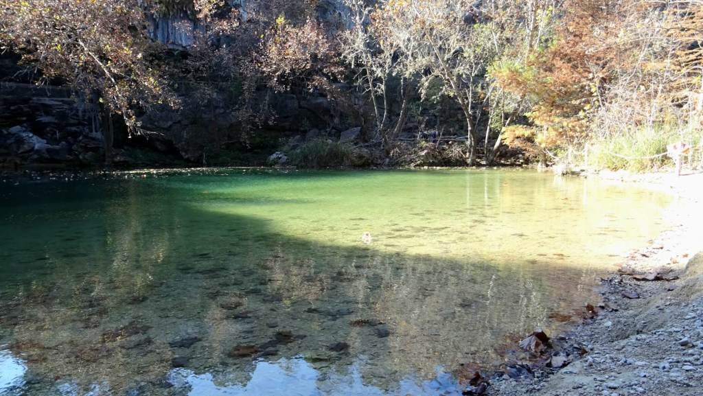 Glasklares Wasser in Texas nähe Austin