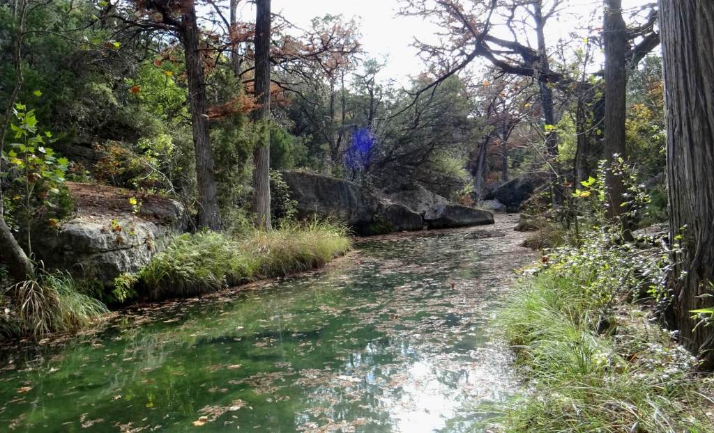 Weg zum Hamilton Pool Preserve, Texas, USA