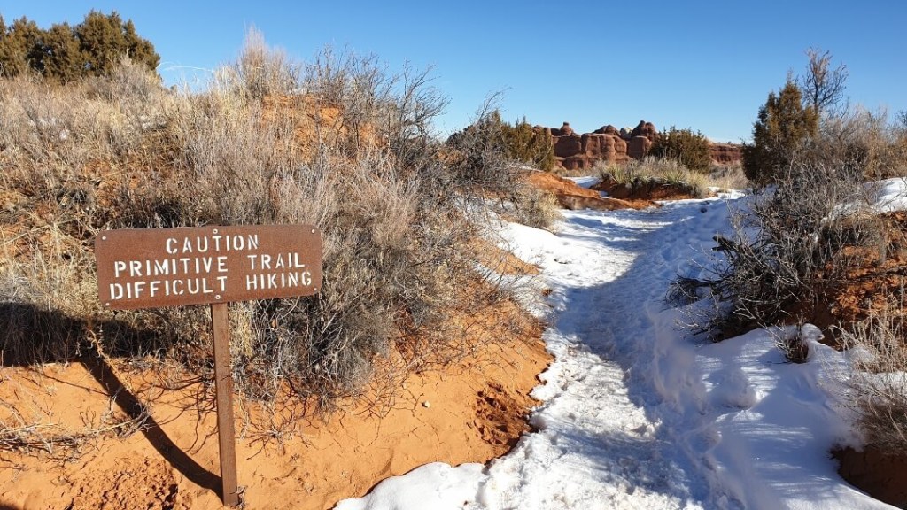 Primitive Trail im Arches National Park