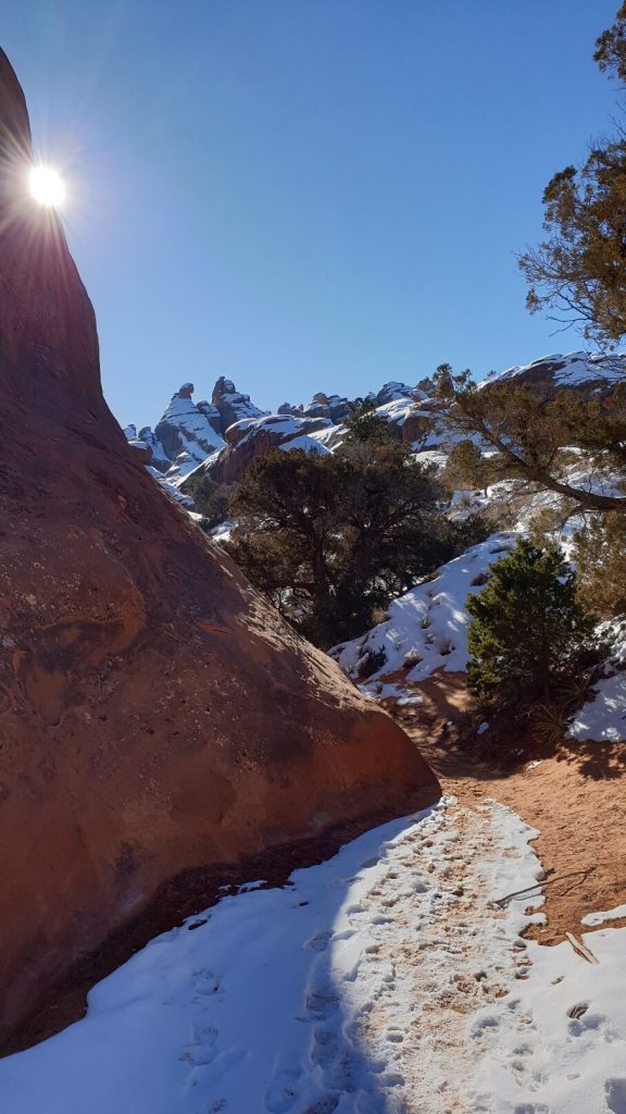 Perfektes Wetter am Arches National Park