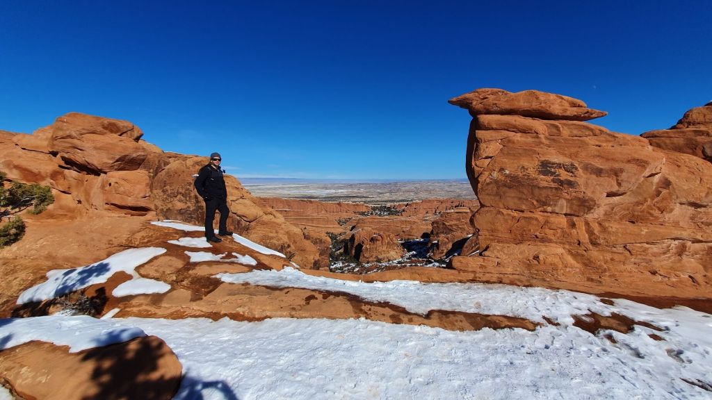 Toller Weitblick im Arches National Park
