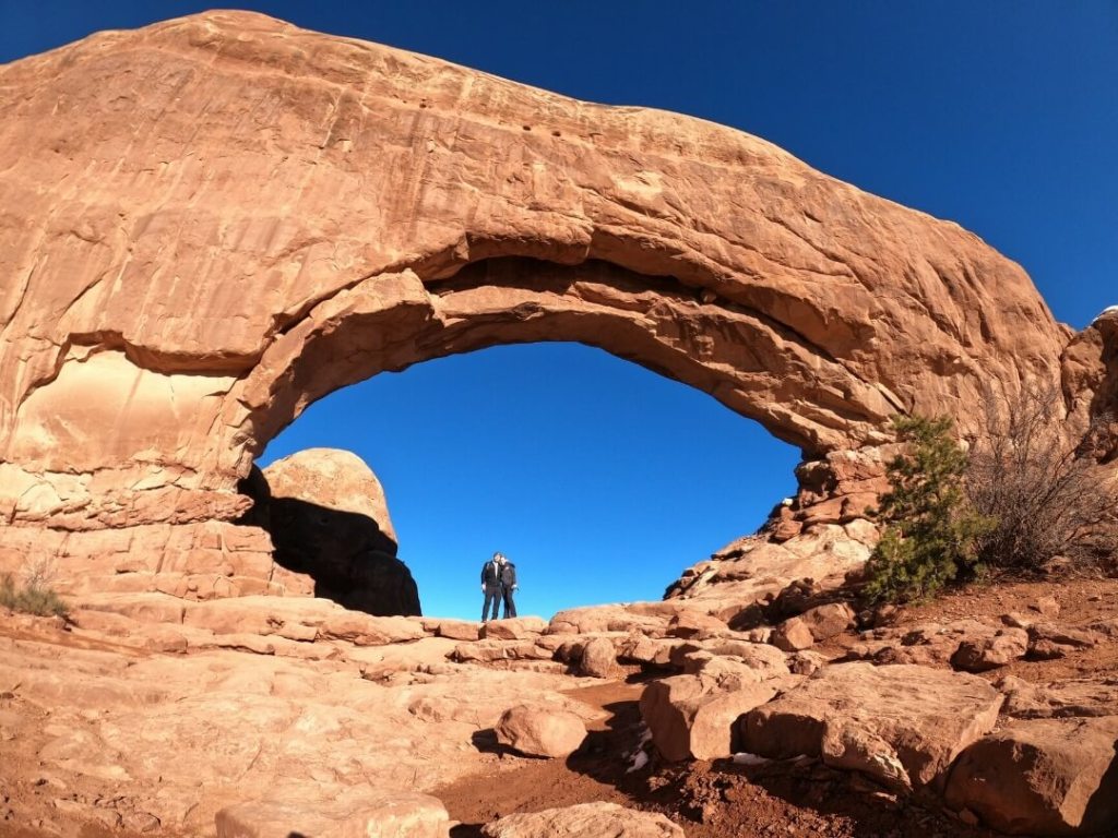 Typisches Arch Bild im Arches National Park