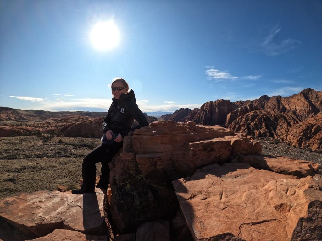Ausblick auf die Lava Flow Gegend im Snow Canyon State Park