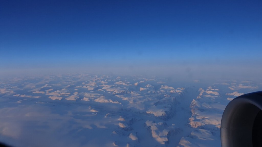 Blick auf Grönland bei unsererer Rundreise