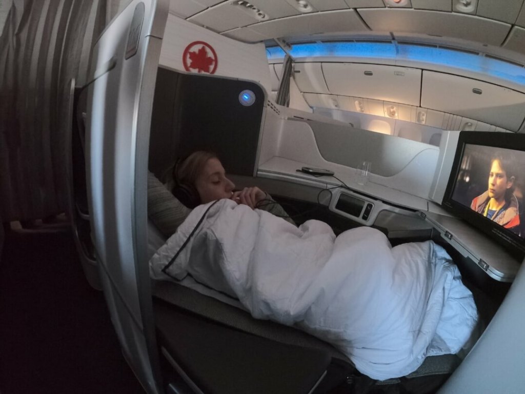 Die Business Class von Air Canada