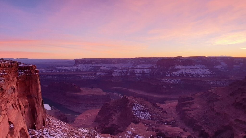 Dead Horse Point State Park, perfekter Sonnenuntergang