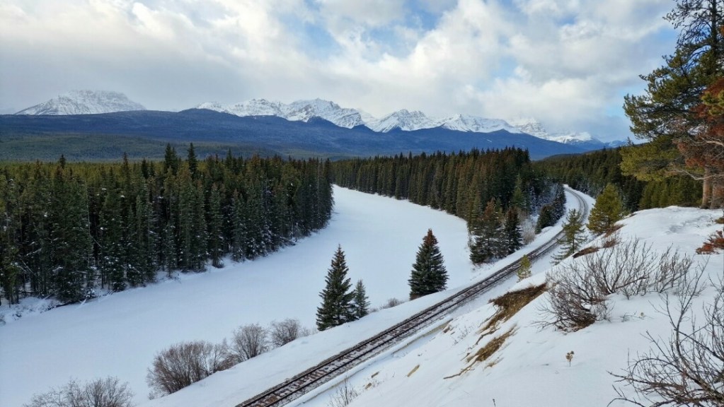 Aussicht am Bow Valley Parkway