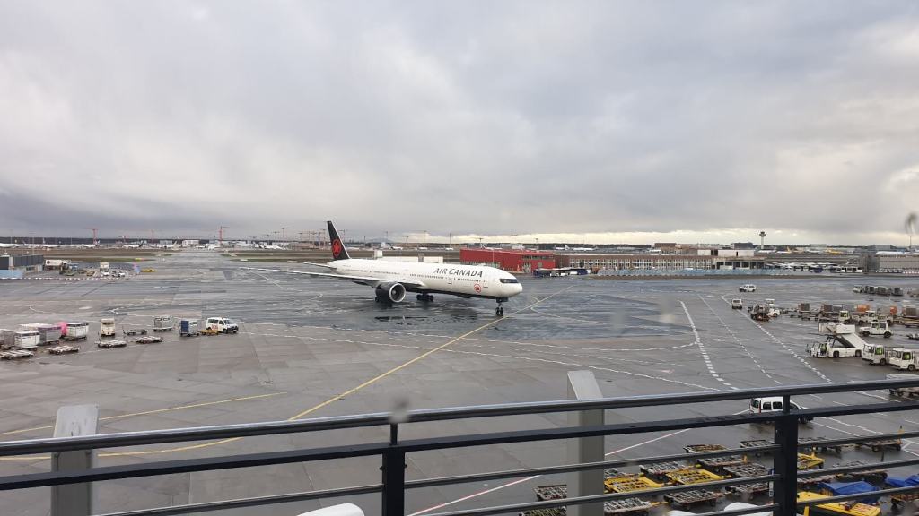 Ausblick auf den Frankfurter Flughafen