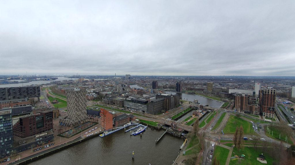 Ausblick vom Euromast in Rotterdam