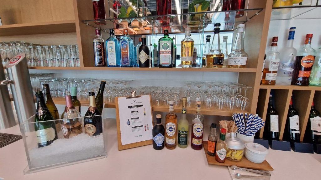 Lufthansa Bistro Lounge am Frankfurter Flughafen