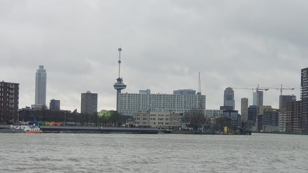 Tolle Sicht auf Rotterdam und den Euromast