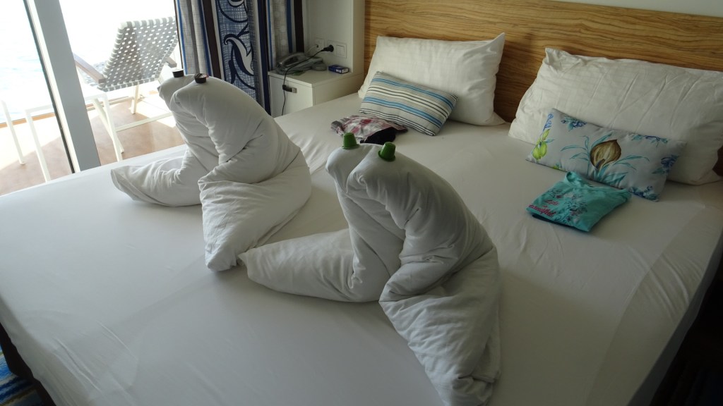 Zimmerservice der Mein Schiff