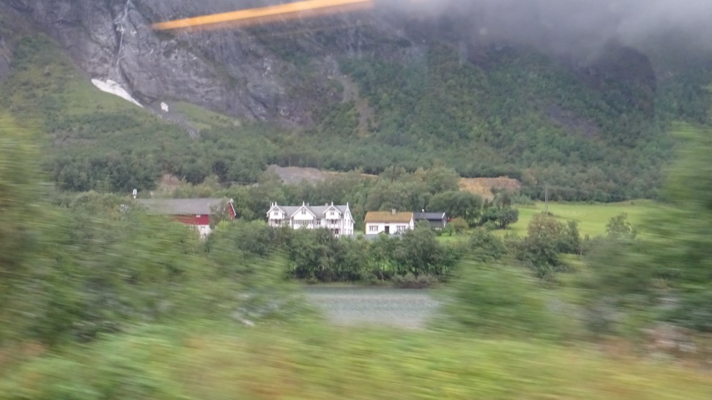 Ausblick während der Fahrt mit der Räumabahn