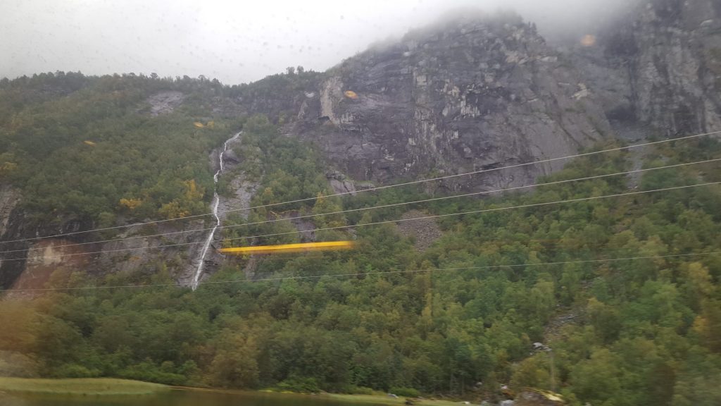 Ausblick während der Fahrt mit der Räumabahn