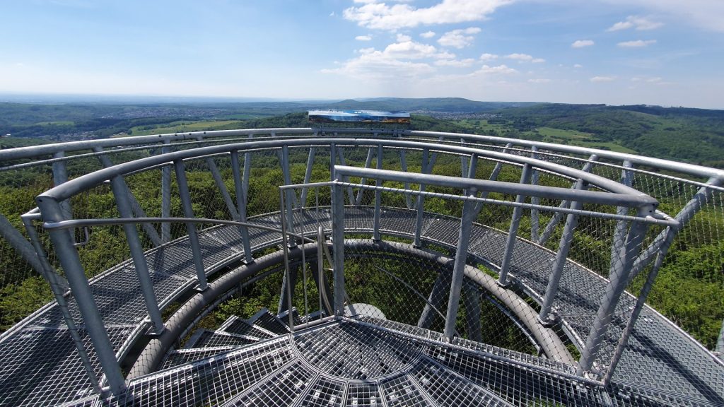 Aussicht vom Atzelbergturm im Taunus