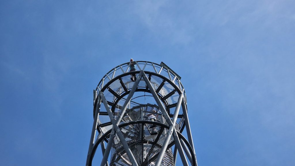 Yvonne von Chefintravels auf dem Atzelbergturm