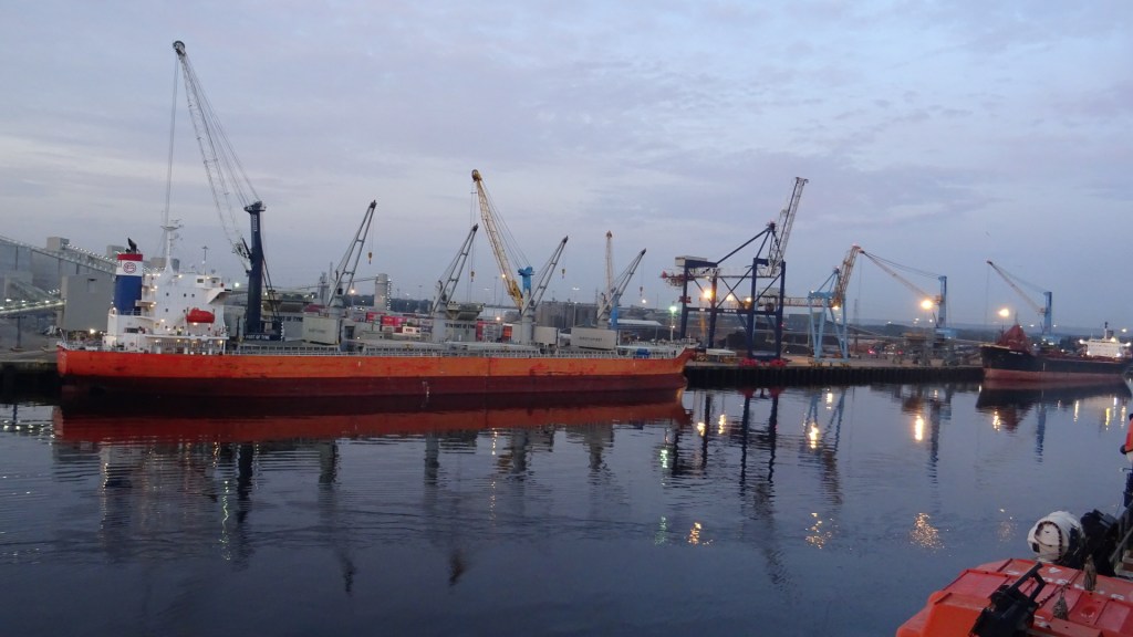 Hafeneinfahrt nach Newcastle upon Tyne