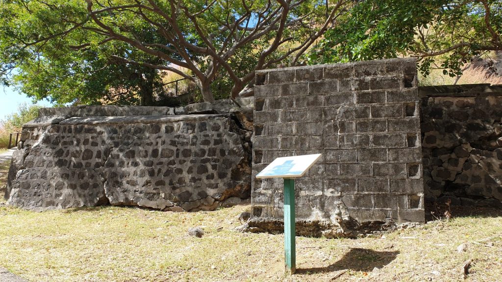 Fort Rodney auf St. Lucia in der Karibik