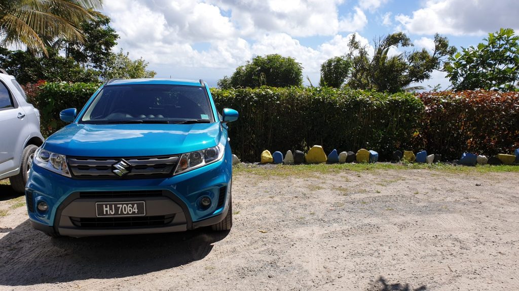 Unser Mietwagen auf St. Lucia