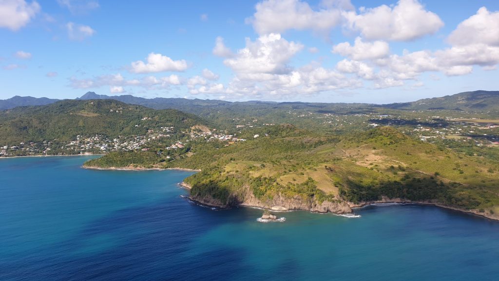 Landanflug zum St. Lucia Urlaub