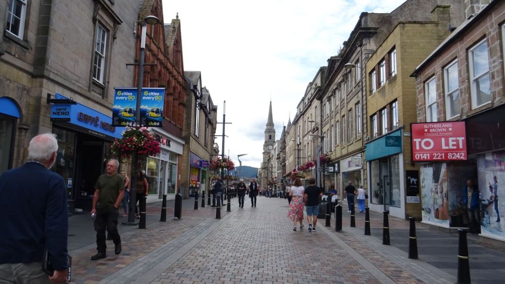 Stadtbummel durch Inverness in Schottland