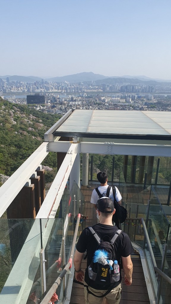 Auf dem Seoul Tower in Südkorea