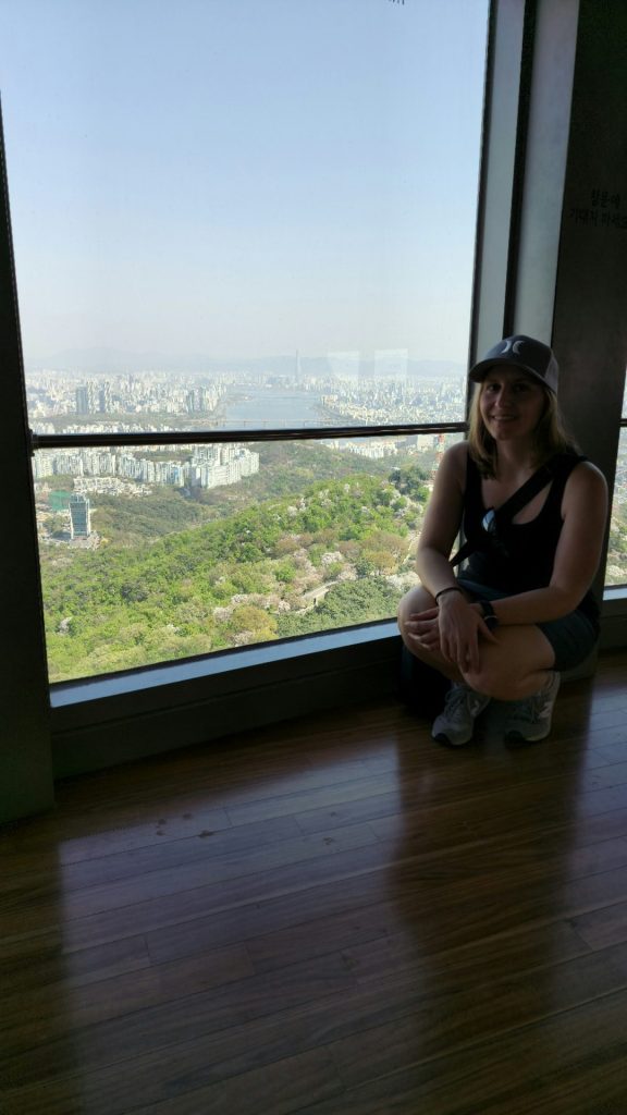 Yvonne von ChefinTravels auf dem N Seoul Tower