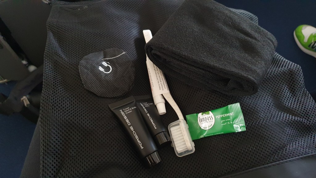 Amenity KIT bei der Lufthansa Business Class